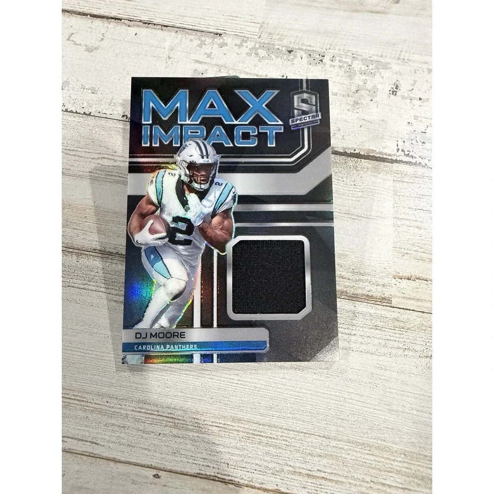 2022 Panini Spectra DJ Moore Max Impact Jersey Patch /99 Carolina Panthers